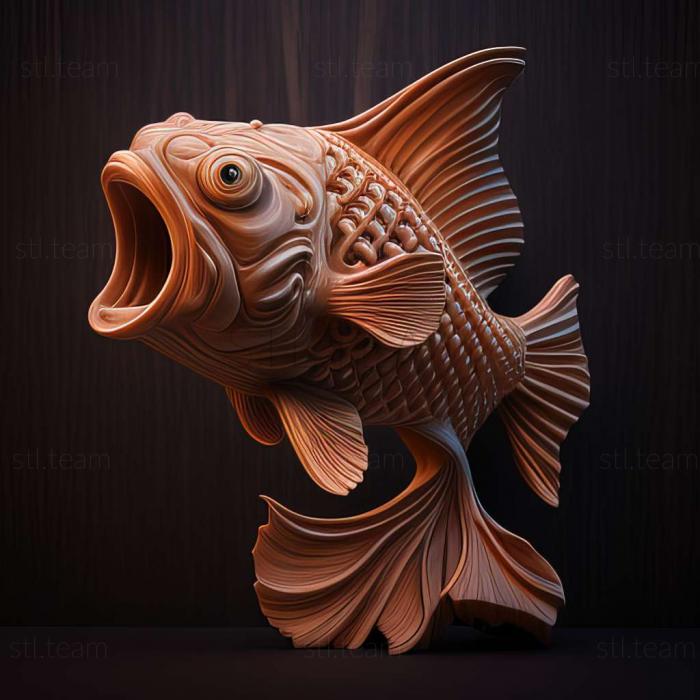 3D модель Рыба-мезонавт (STL)